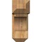 Ekena Millwork Imperial Craftsman Rough Sawn Bracket w/ Offset Brace, Western Red Cedar, 8"W x 20"D x 20"H BKT0806X20X20IMP04RWR - alternate 4